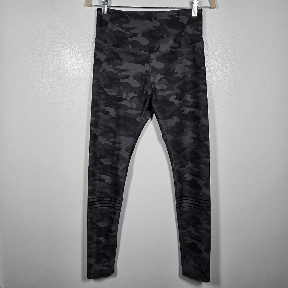 Mondetta Gray Camo Print Athletic Leggings Womens Size Small